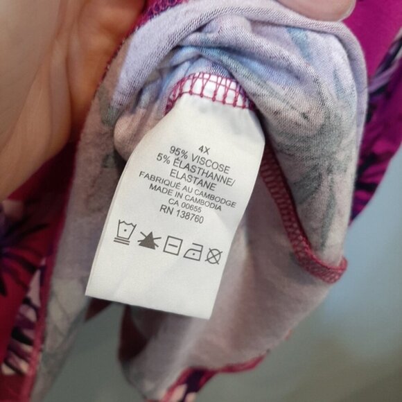 3/$20 IN EVERY STORY Floral Long Sleeve Top Cowl Neck Back Cut Out Ruched Flowy - Picture 12 of 13